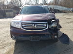 2013 Honda Pilot Exl Burgundy vin: 5FNYF4H53DB078854