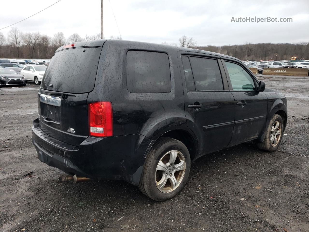 2015 Honda Pilot Exl Черный vin: 5FNYF4H53FB003204