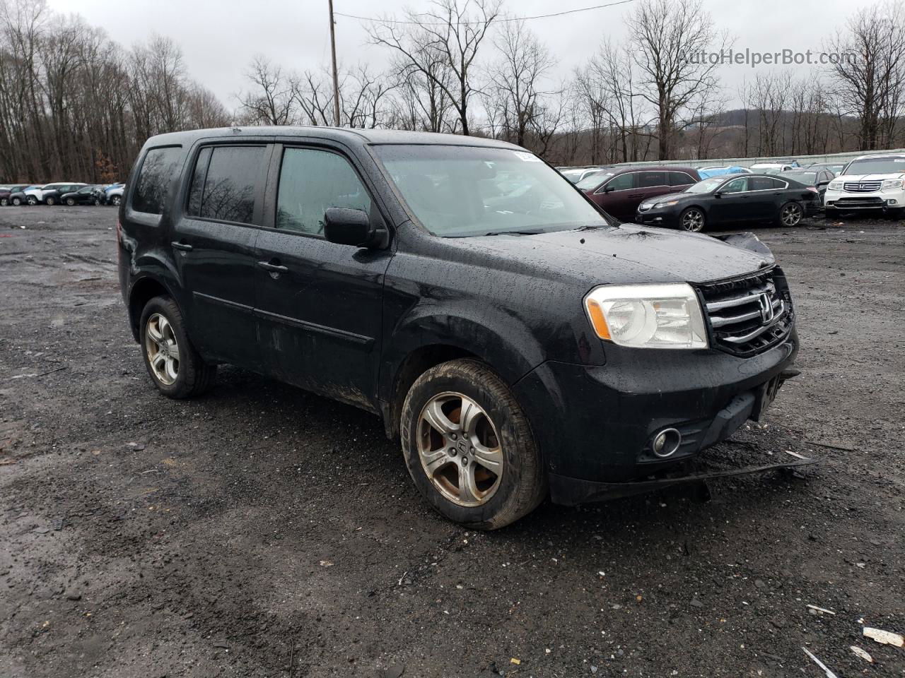 2015 Honda Pilot Exl Черный vin: 5FNYF4H53FB003204