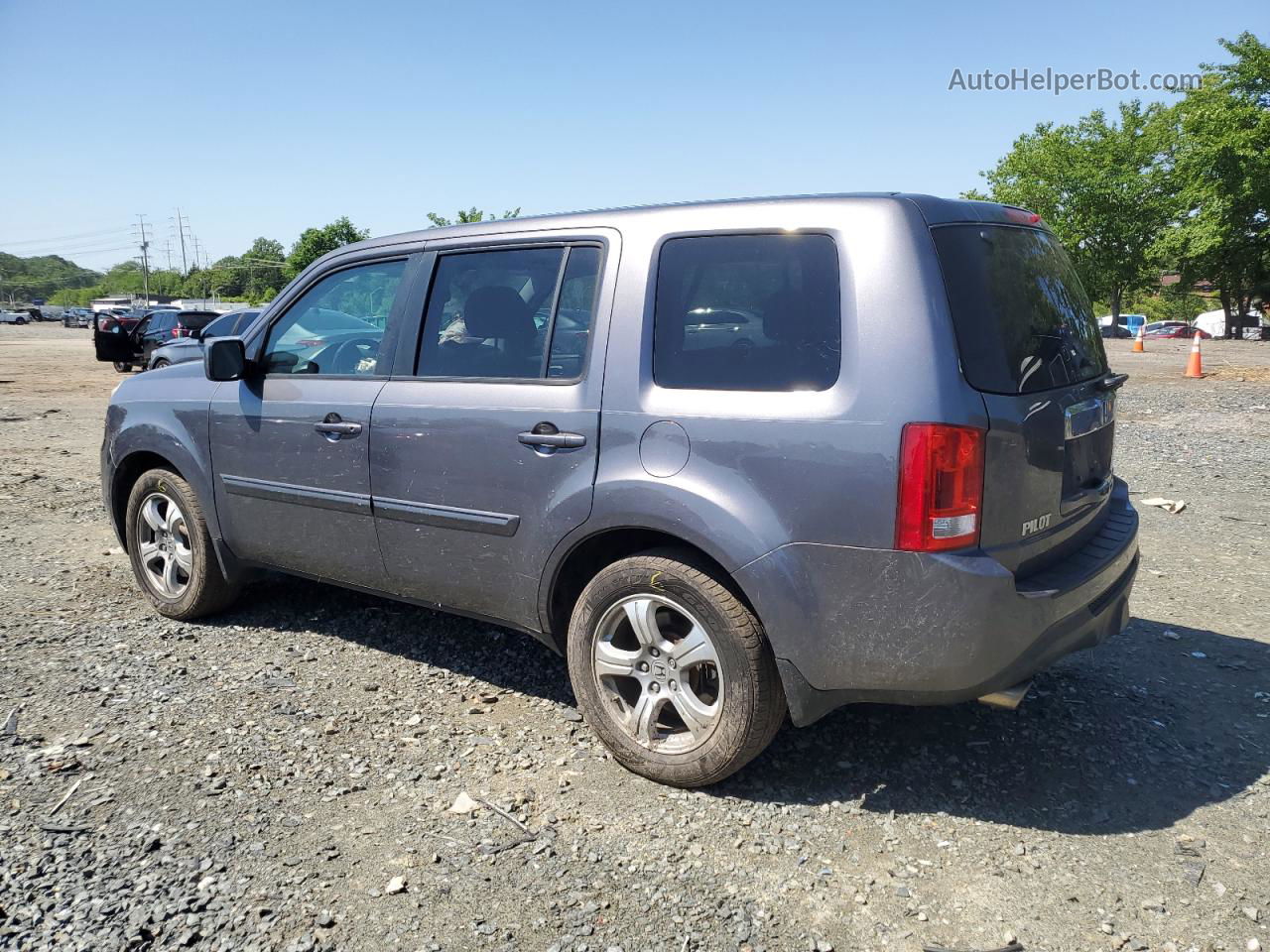 2015 Honda Pilot Exl Gray vin: 5FNYF4H53FB014297