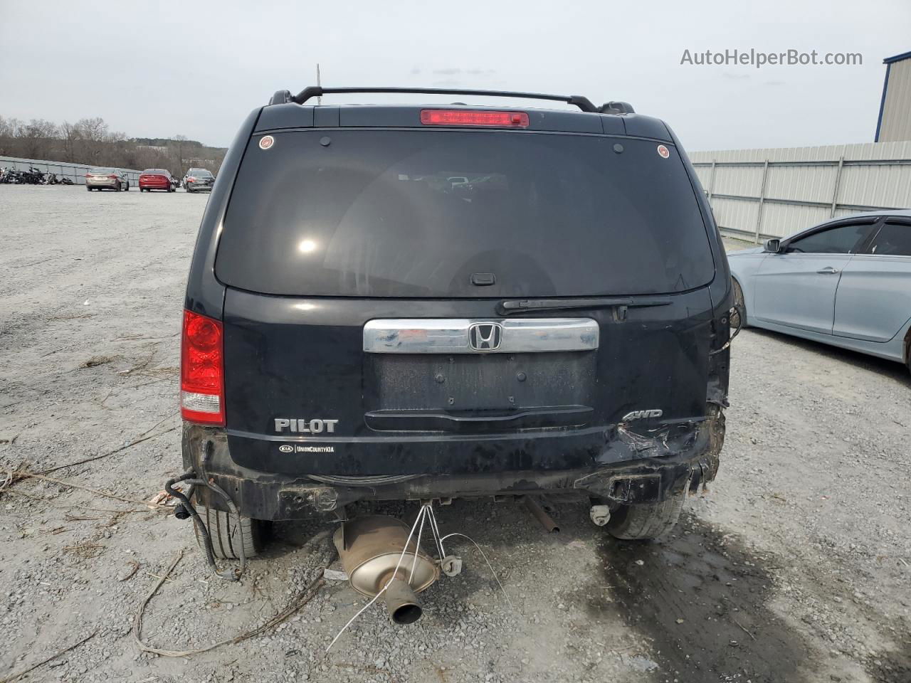 2015 Honda Pilot Exl Black vin: 5FNYF4H53FB017653