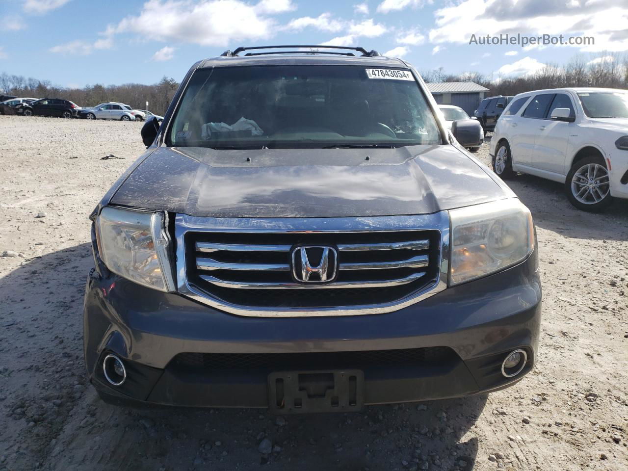 2015 Honda Pilot Exl Gray vin: 5FNYF4H53FB044383