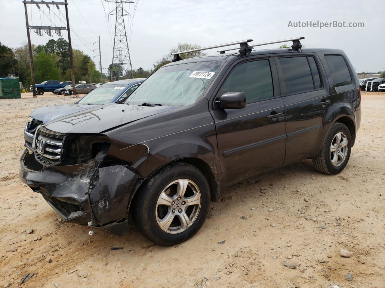 2013 Honda Pilot Exl Black vin: 5FNYF4H54DB017657