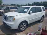 2013 Honda Pilot Ex-l White vin: 5FNYF4H54DB039139