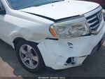 2013 Honda Pilot Ex-l White vin: 5FNYF4H54DB039139