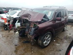 2013 Honda Pilot Exl Burgundy vin: 5FNYF4H54DB059357