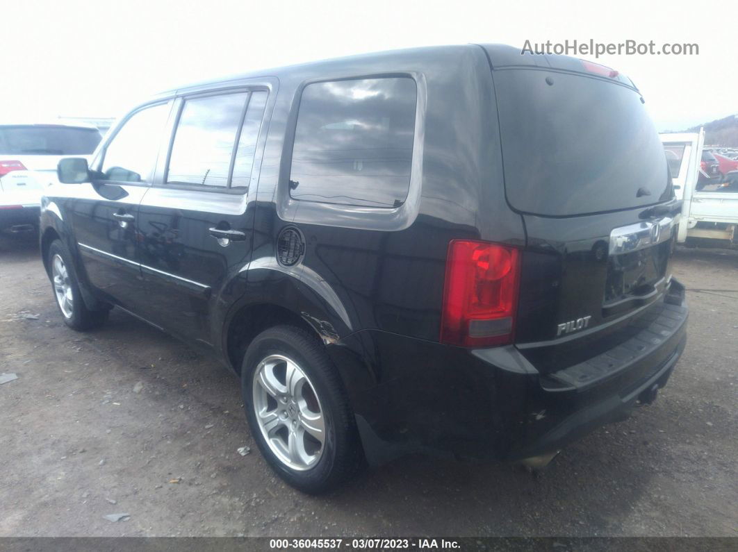 2013 Honda Pilot Ex-l Black vin: 5FNYF4H54DB062534