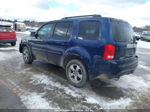 2013 Honda Pilot Ex-l Blue vin: 5FNYF4H54DB080161