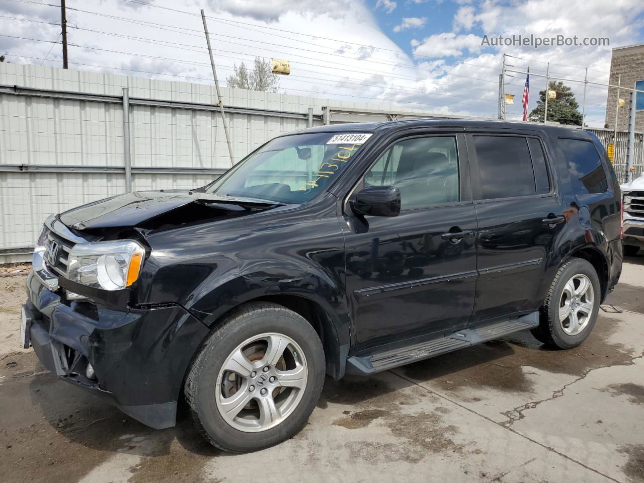 2015 Honda Pilot Exl Black vin: 5FNYF4H54FB040715