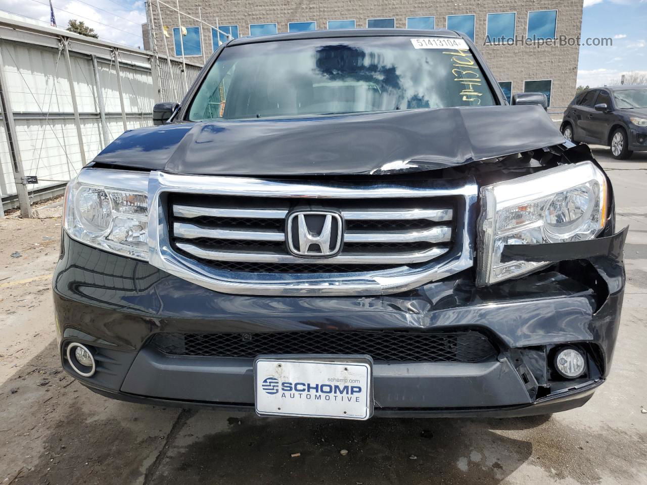 2015 Honda Pilot Exl Black vin: 5FNYF4H54FB040715