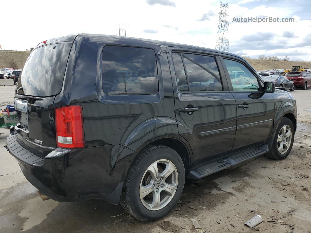 2015 Honda Pilot Exl Black vin: 5FNYF4H54FB040715