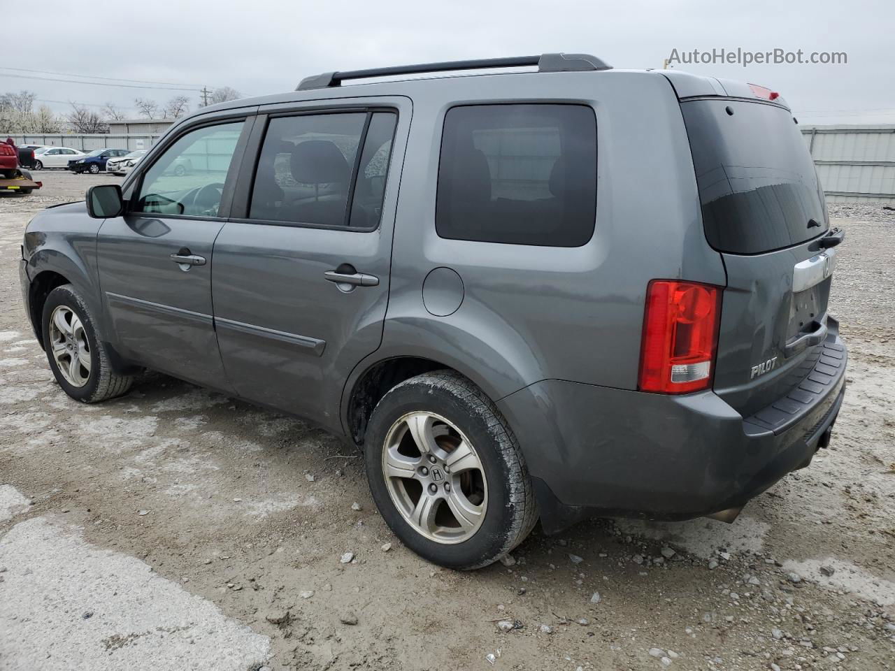 2013 Honda Pilot Exl Серый vin: 5FNYF4H55DB005601