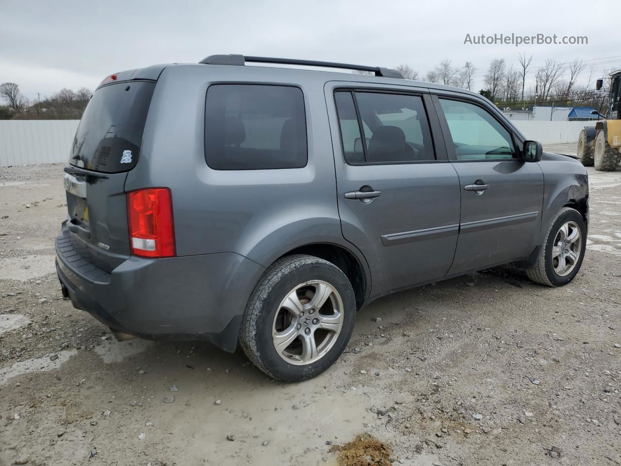 2013 Honda Pilot Exl Gray vin: 5FNYF4H55DB005601