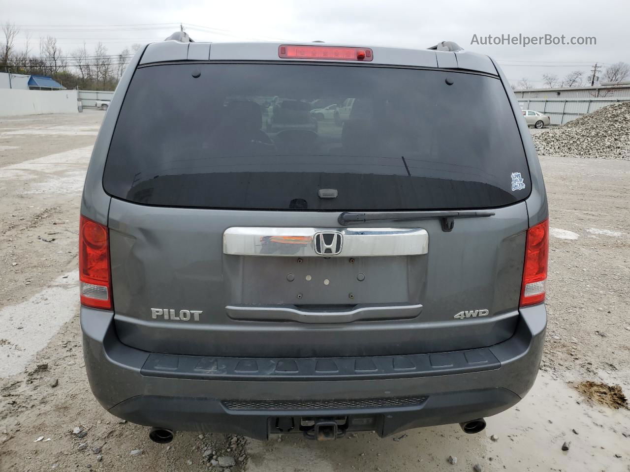 2013 Honda Pilot Exl Серый vin: 5FNYF4H55DB005601