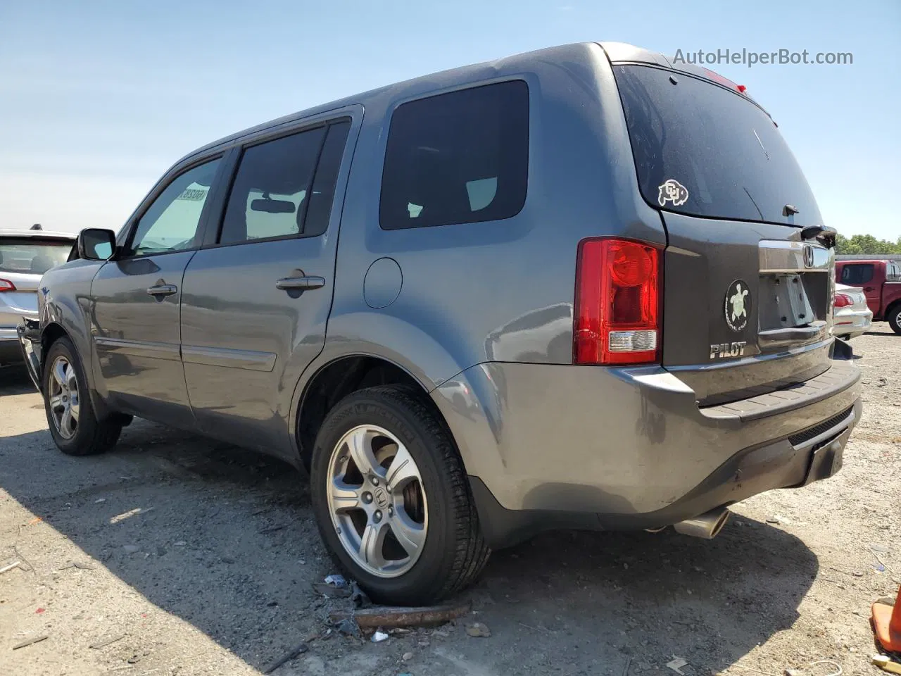 2013 Honda Pilot Exl Gray vin: 5FNYF4H55DB008935