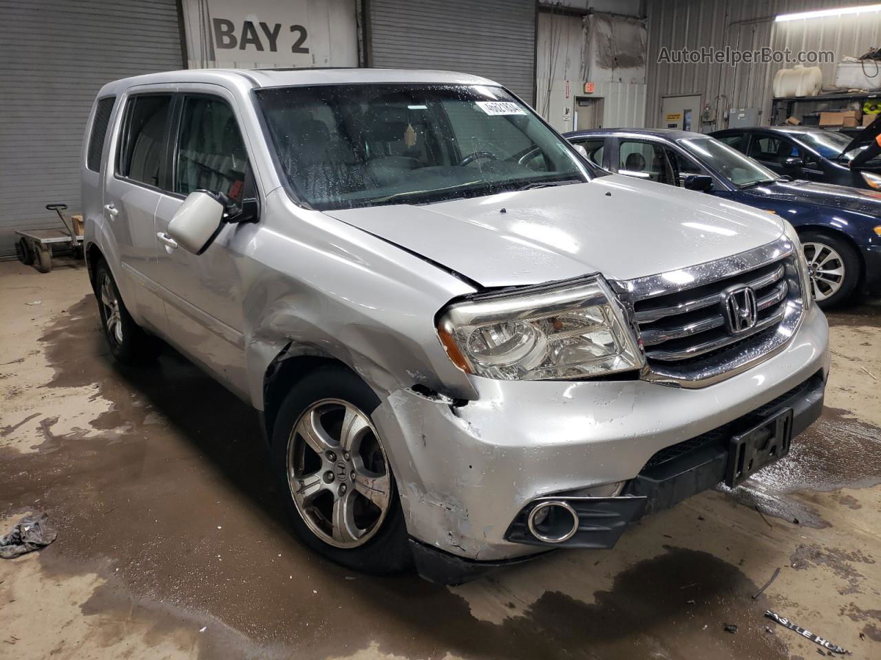 2013 Honda Pilot Exl Silver vin: 5FNYF4H55DB010300