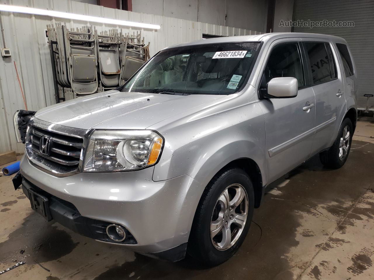 2013 Honda Pilot Exl Silver vin: 5FNYF4H55DB010300