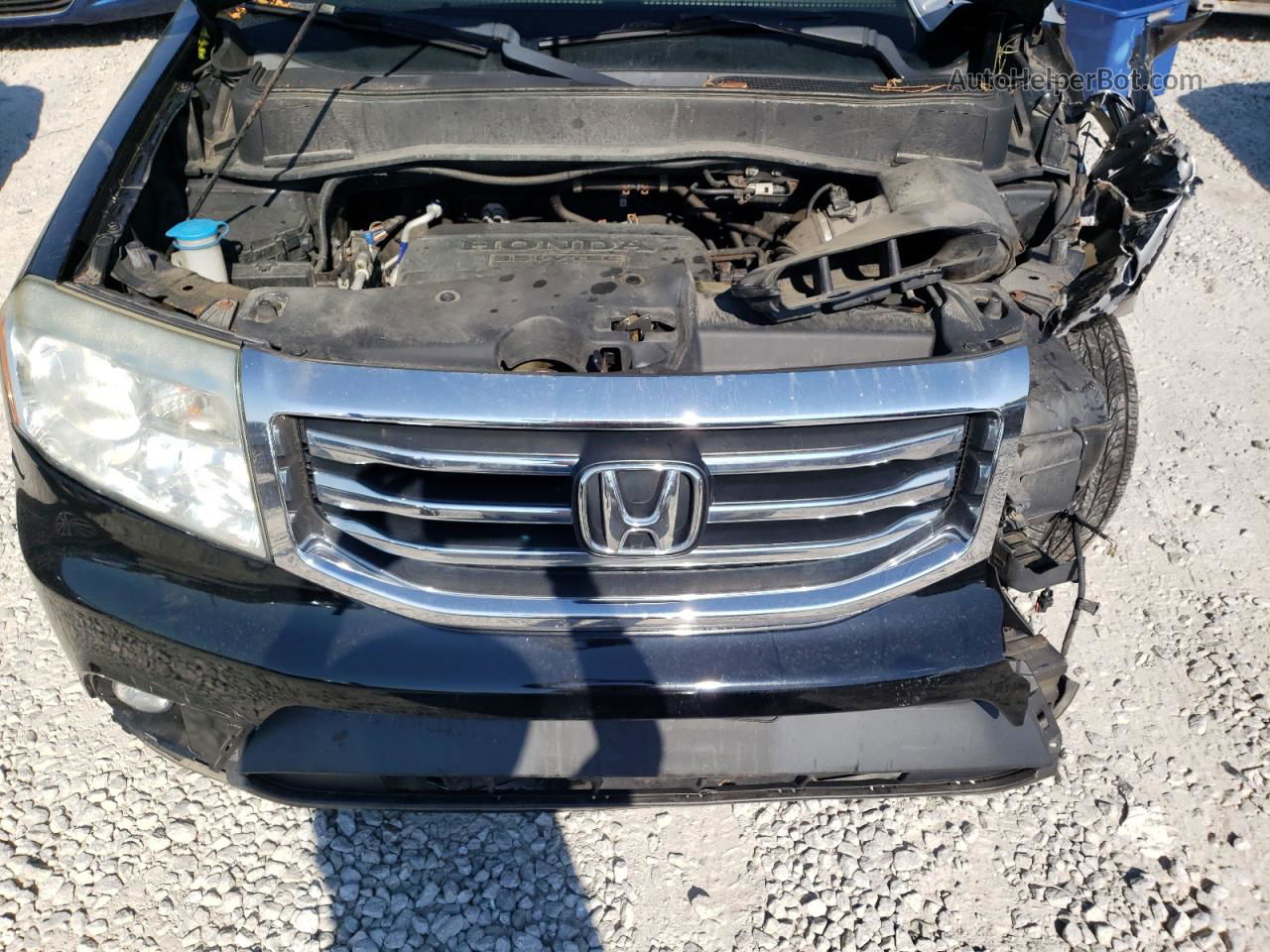 2013 Honda Pilot Exl Черный vin: 5FNYF4H55DB038484