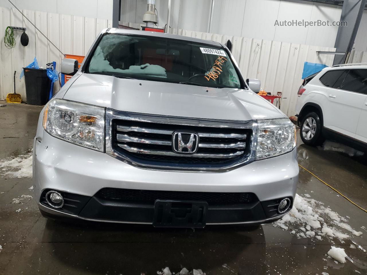 2013 Honda Pilot Exl Серебряный vin: 5FNYF4H55DB062039