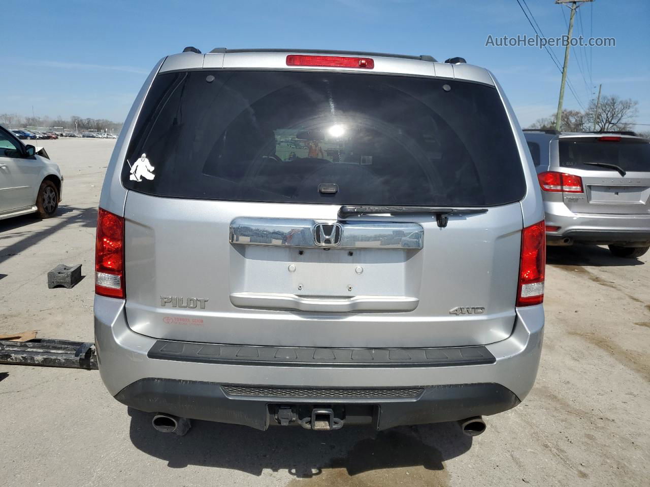 2013 Honda Pilot Exl Серебряный vin: 5FNYF4H55DB063126