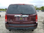 2013 Honda Pilot Exl Бордовый vin: 5FNYF4H55DB082260