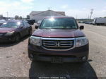 2015 Honda Pilot Ex-l Maroon vin: 5FNYF4H55FB025964