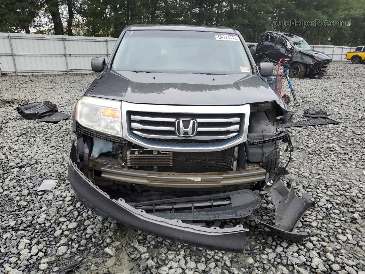 2015 Honda Pilot Exl Серый vin: 5FNYF4H55FB053831