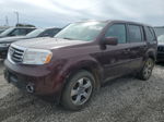 2015 Honda Pilot Exl Burgundy vin: 5FNYF4H55FB060164