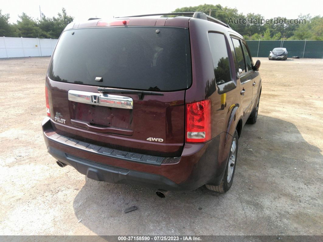 2015 Honda Pilot Ex-l Фиолетовый vin: 5FNYF4H55FB073089