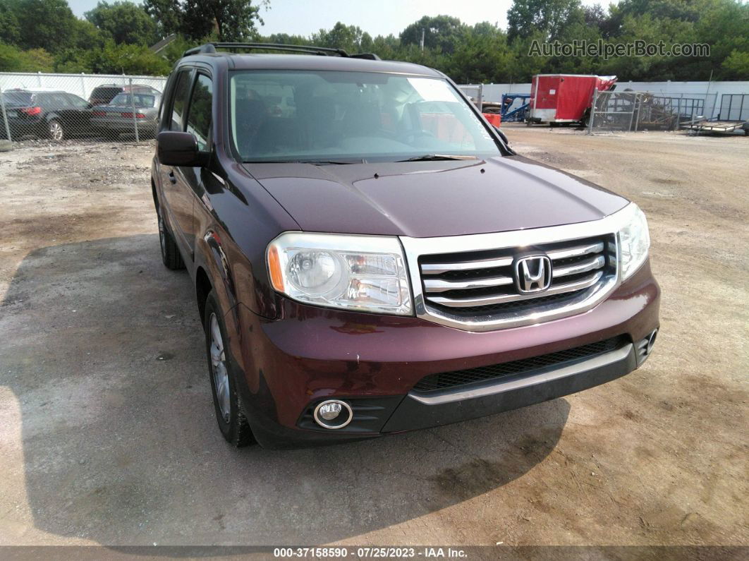 2015 Honda Pilot Ex-l Фиолетовый vin: 5FNYF4H55FB073089