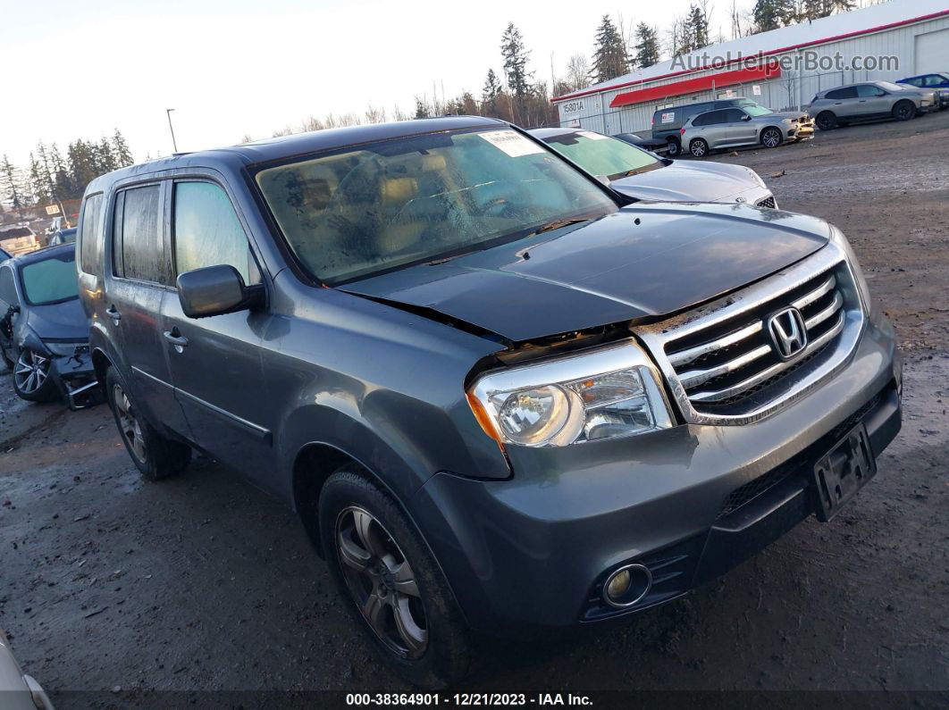 2013 Honda Pilot Ex-l Серый vin: 5FNYF4H56DB008572