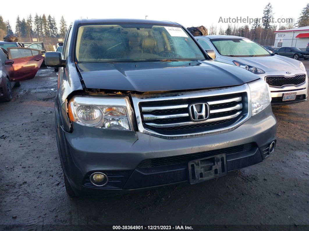 2013 Honda Pilot Ex-l Серый vin: 5FNYF4H56DB008572