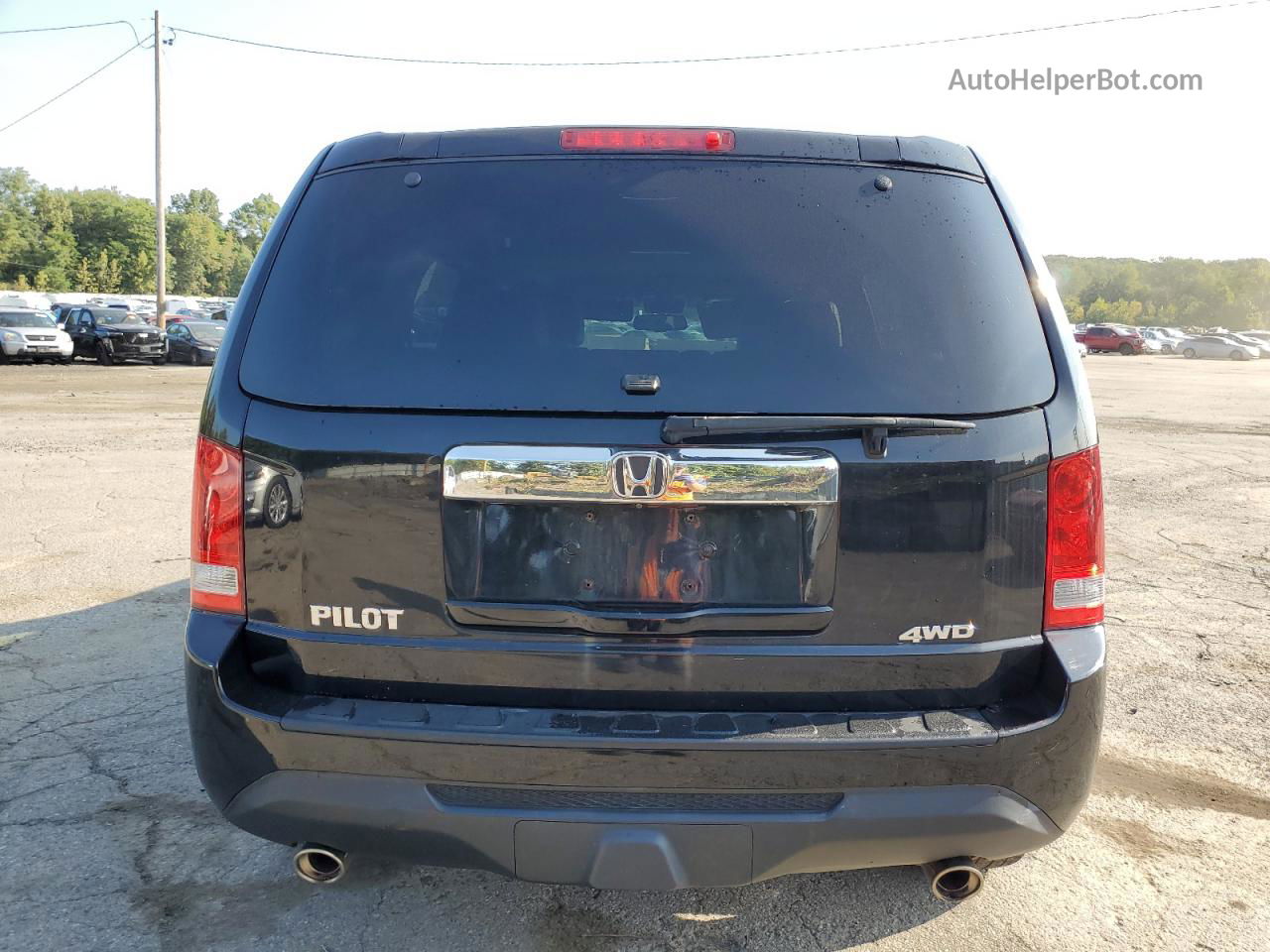 2013 Honda Pilot Exl Черный vin: 5FNYF4H56DB011441