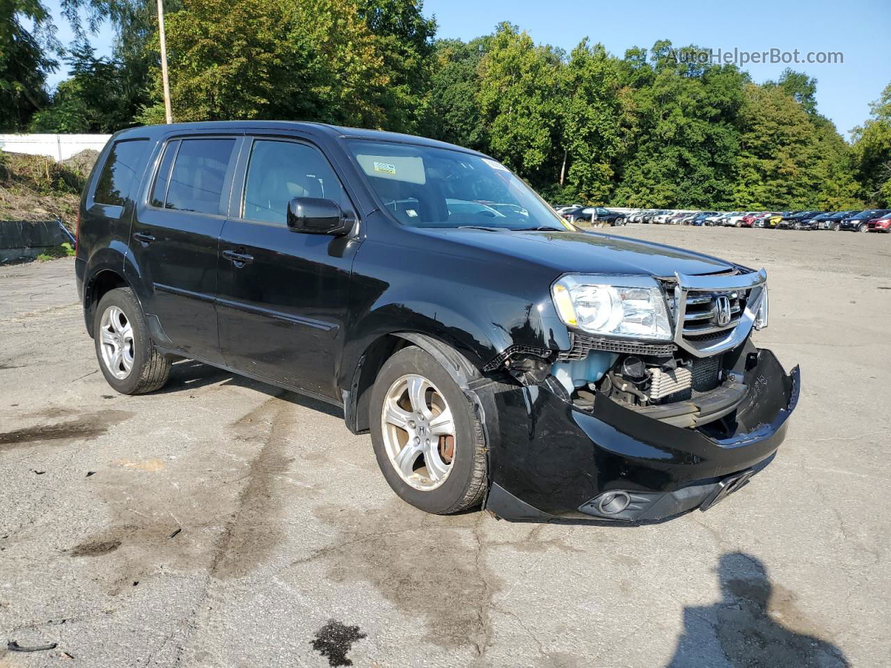 2013 Honda Pilot Exl Черный vin: 5FNYF4H56DB011441