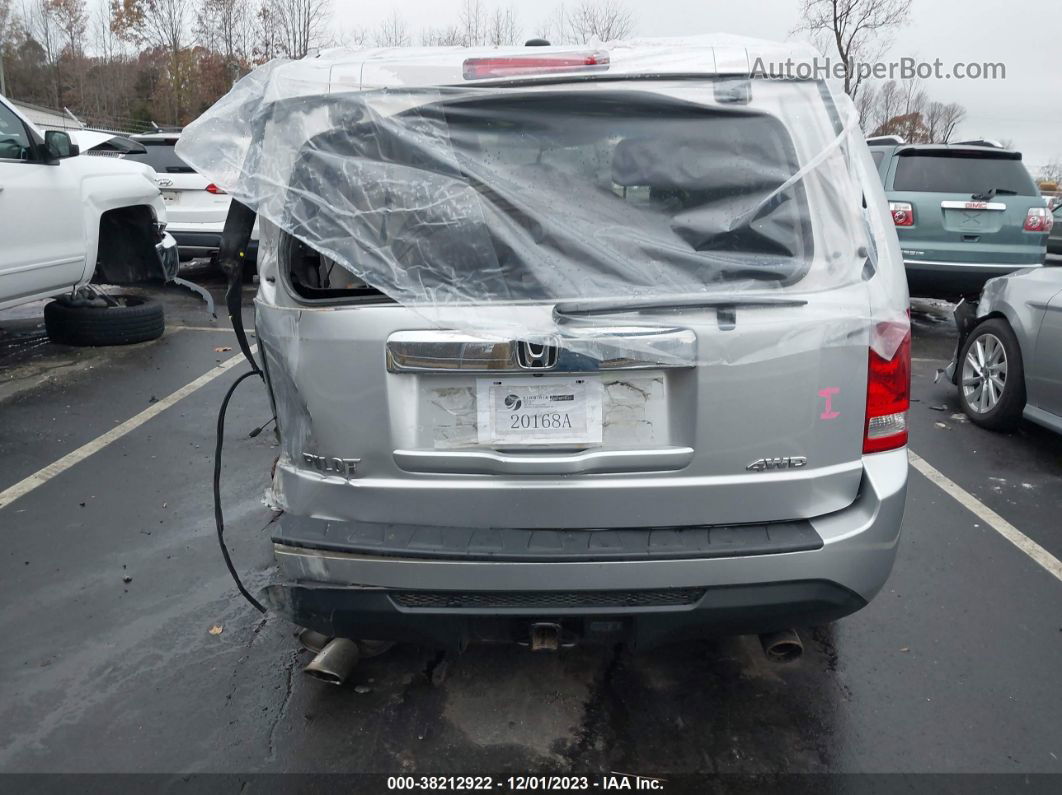 2013 Honda Pilot Ex-l Silver vin: 5FNYF4H56DB062051