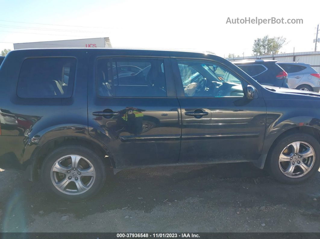 2013 Honda Pilot Ex-l Black vin: 5FNYF4H56DB084504