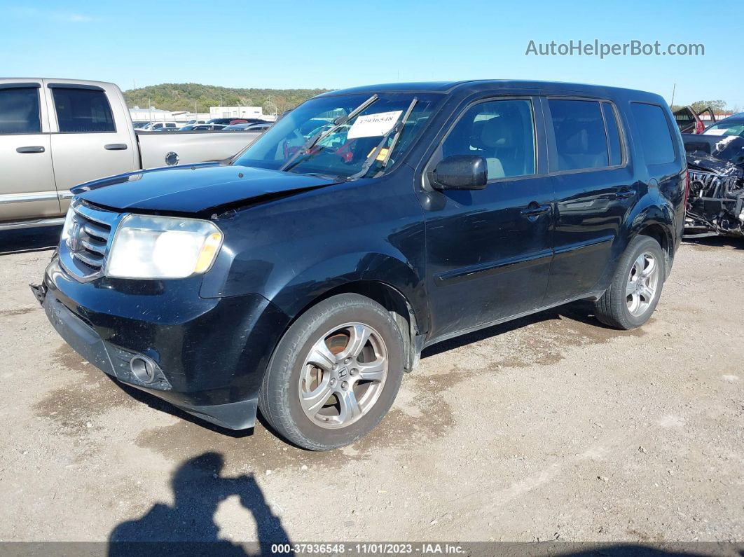 2013 Honda Pilot Ex-l Black vin: 5FNYF4H56DB084504