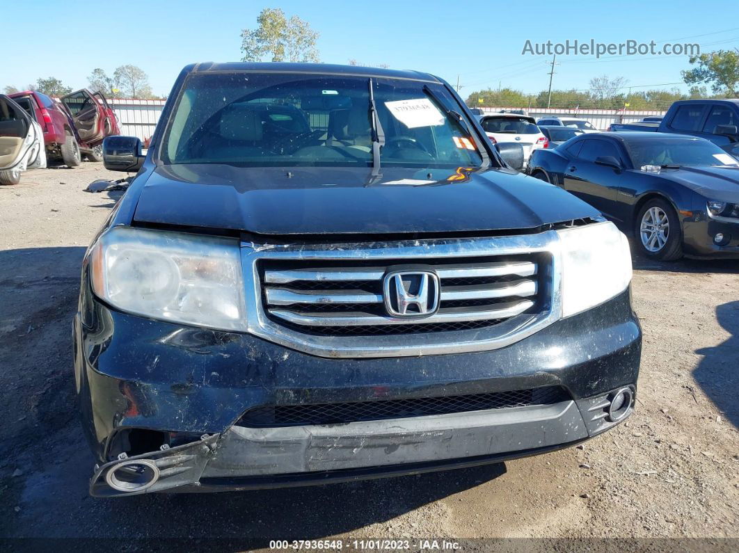 2013 Honda Pilot Ex-l Black vin: 5FNYF4H56DB084504