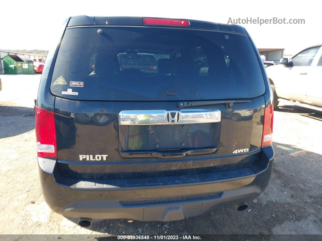 2013 Honda Pilot Ex-l Black vin: 5FNYF4H56DB084504