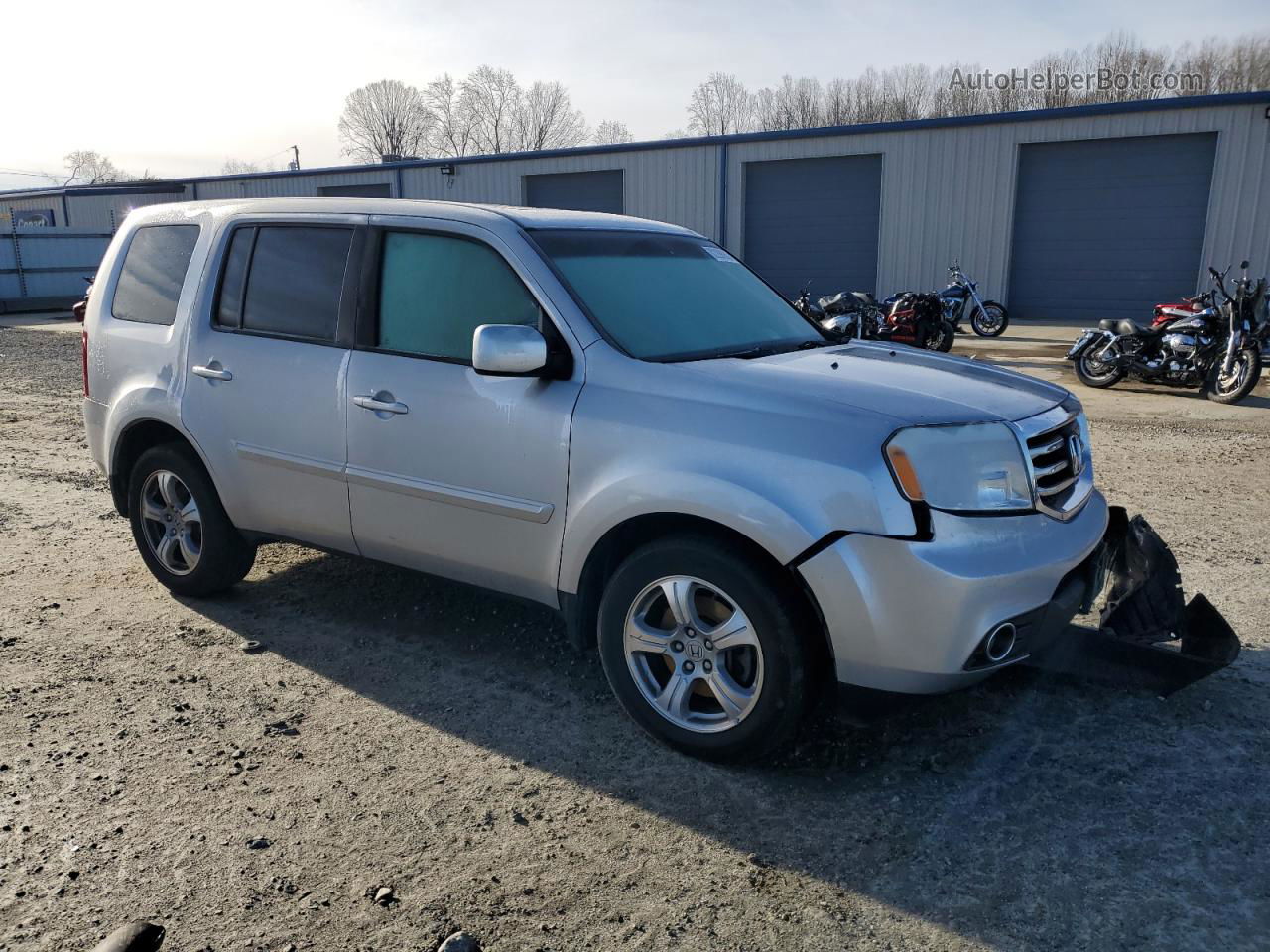 2015 Honda Pilot Exl Silver vin: 5FNYF4H56FB004928