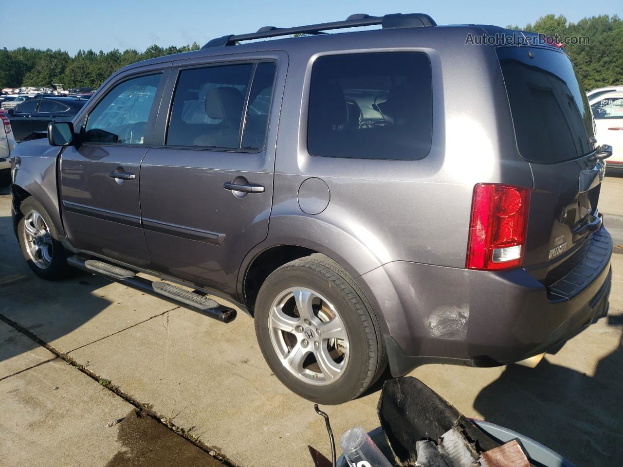 2015 Honda Pilot Exl Gray vin: 5FNYF4H56FB045947