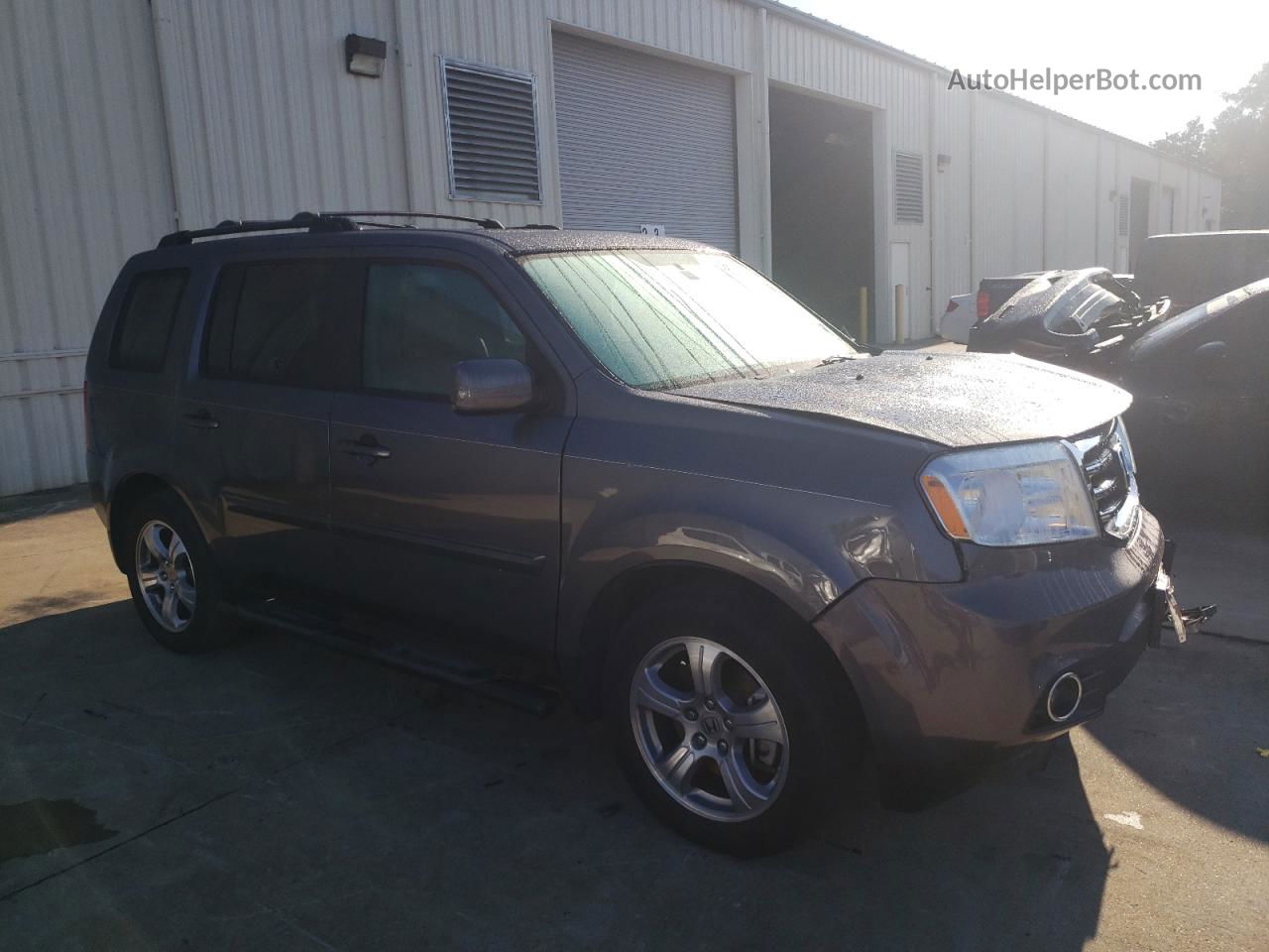 2015 Honda Pilot Exl Gray vin: 5FNYF4H56FB045947