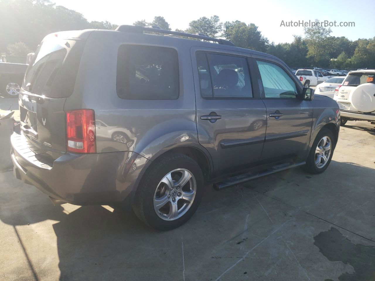 2015 Honda Pilot Exl Gray vin: 5FNYF4H56FB045947