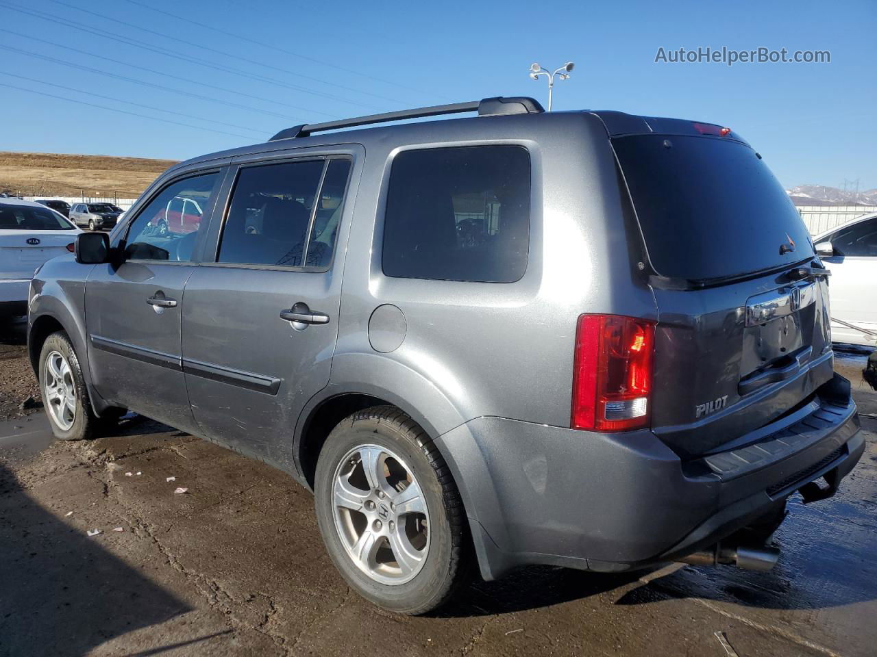 2013 Honda Pilot Exl Угольный vin: 5FNYF4H57DB002957