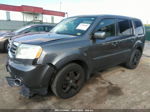 2013 Honda Pilot Ex-l Gray vin: 5FNYF4H57DB010606