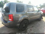 2013 Honda Pilot Ex-l Gray vin: 5FNYF4H57DB010606