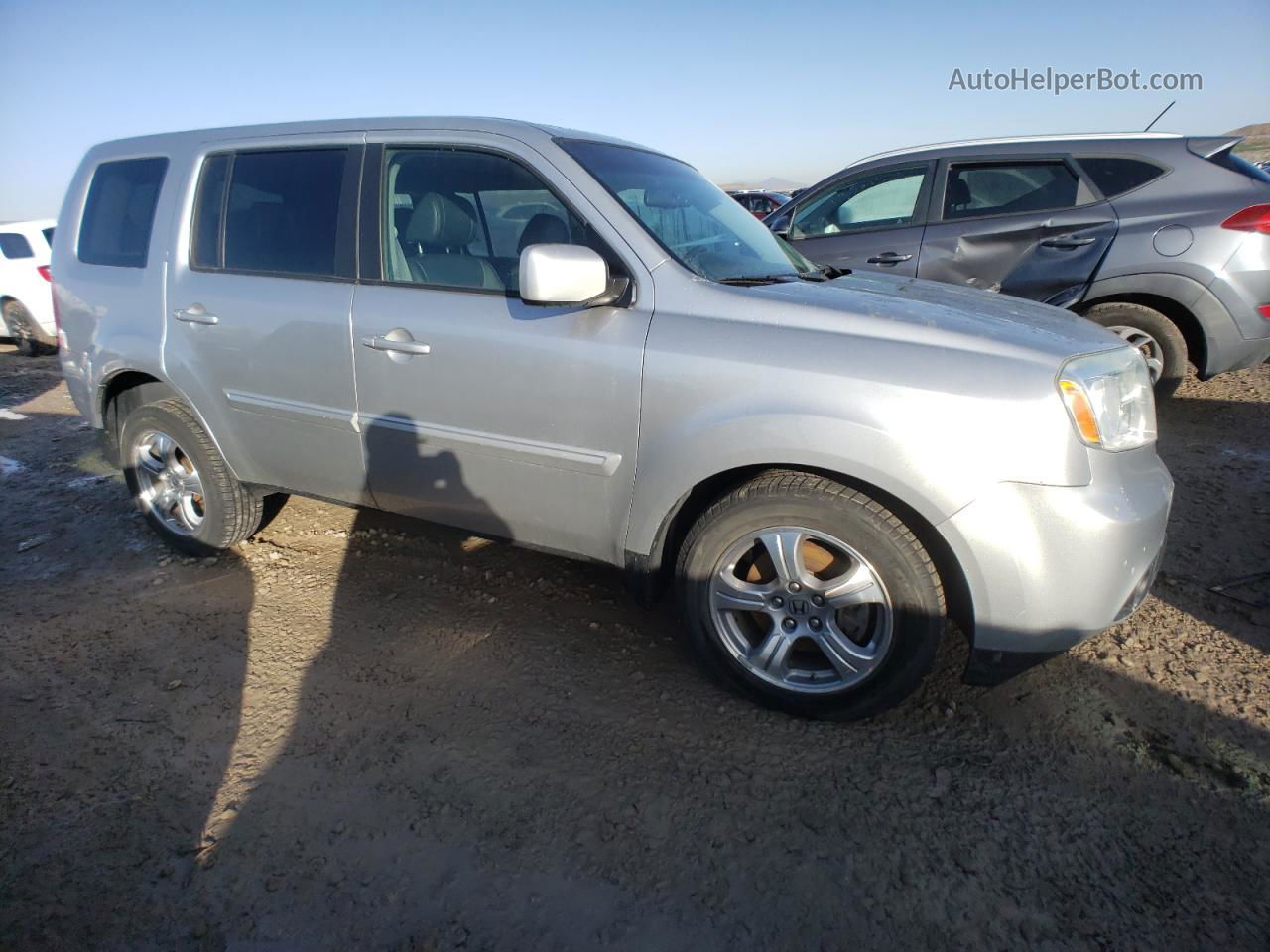 2013 Honda Pilot Exl Серебряный vin: 5FNYF4H57DB030404