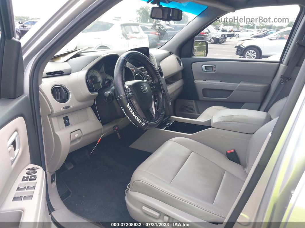 2013 Honda Pilot Ex-l Серебряный vin: 5FNYF4H57DB047199