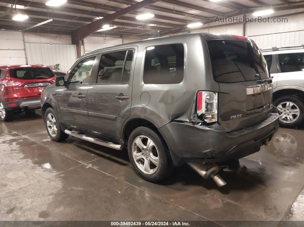 2013 Honda Pilot Ex-l Gray vin: 5FNYF4H57DB052161