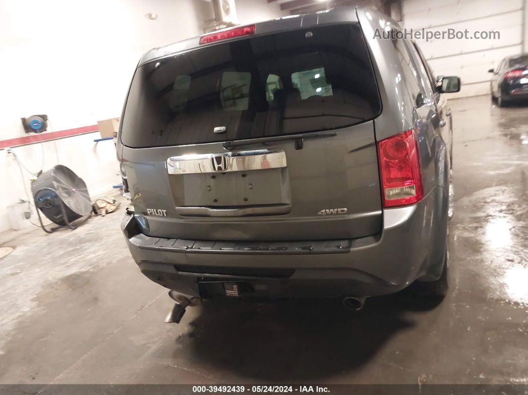 2013 Honda Pilot Ex-l Gray vin: 5FNYF4H57DB052161